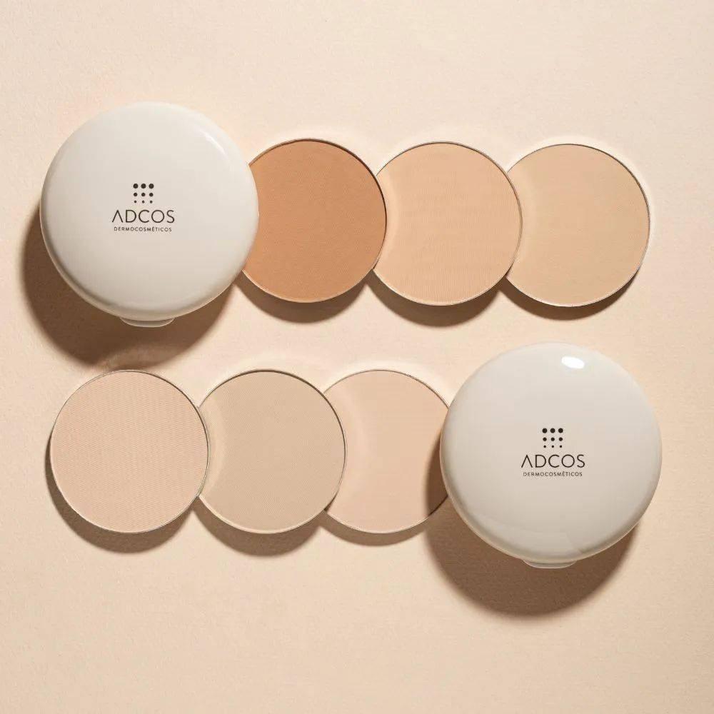 Protetor Solar Facial Adcos Pó Compacto Fps 50 Nude 11g - 4