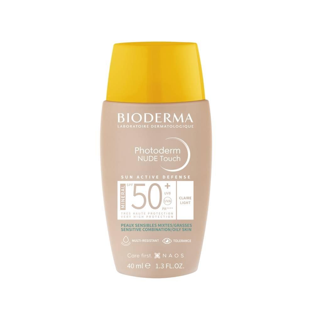 Protetor Solar Facial Bioderma Photoderm Nude Touch Mineral Fps 50+ Cor 2.0 40ml - 2