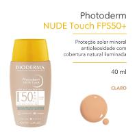 Protetor Solar Facial Bioderma Photoderm Nude Touch Mineral Fps 50+ Cor 2.0 40ml - 1