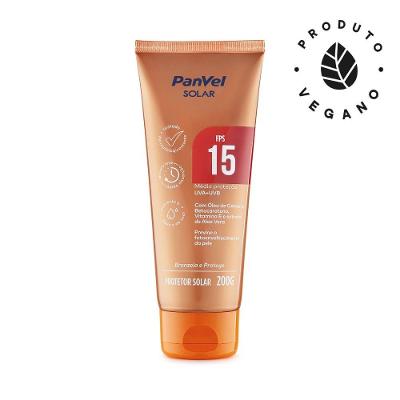 Protetor Solar Com Acelerador De Bronzeado Panvel Fps 15 200g