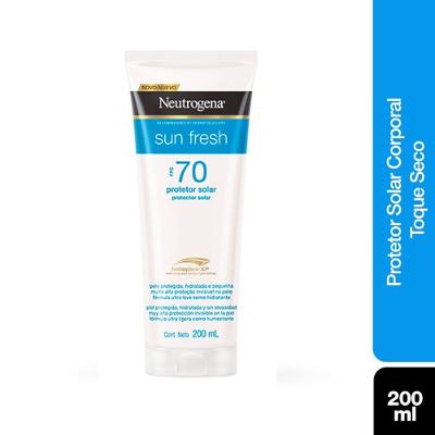 Protetor Solar Corporal Neutrogena Sun Fresh Fps 70 200ml