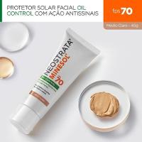 Protetor Solar Facial Neostrata Minesol Oil Control Pele Médio Claro Fps 70 40g - 2