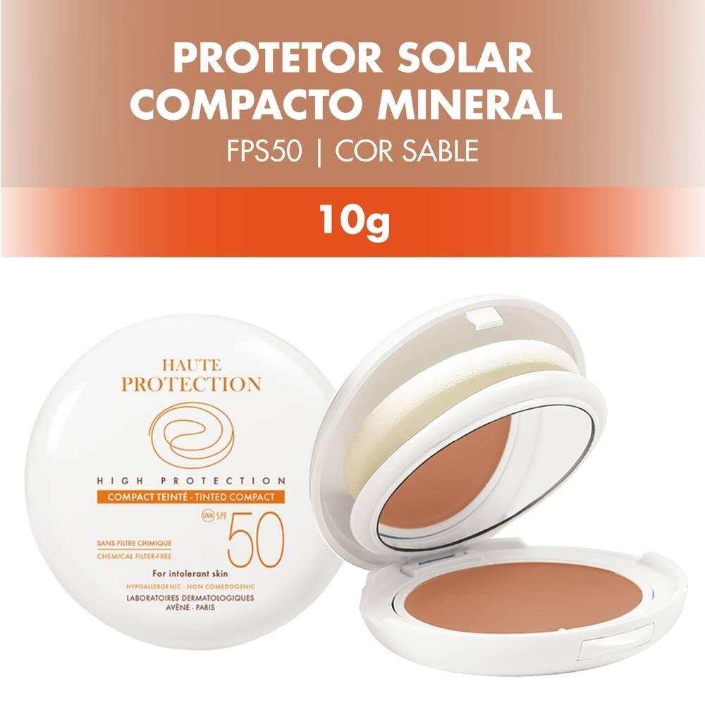 Protetor Solar Avene Compacto Sablé Pele Clara Fps 50 10g - 1