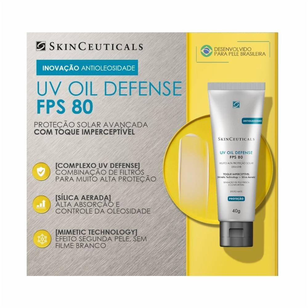 Protetor Solar Facial Skinceuticals Uv Oil Defense Spf80 40g - 3