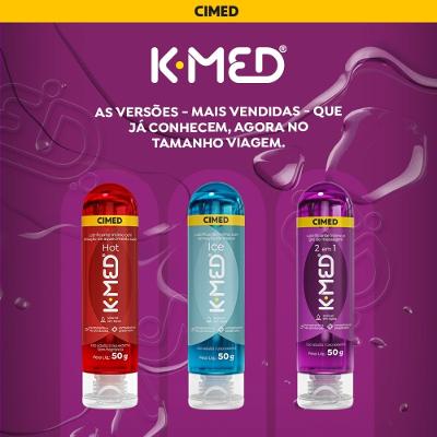 Lubrificante Íntimo K-med Ice 50g