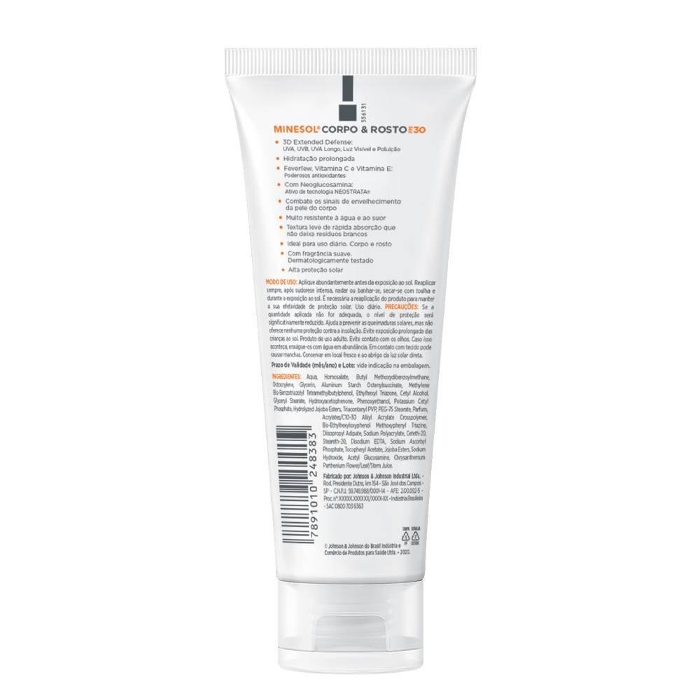 Protetor Solar Corpo E Rosto Antioxidante Neostrata Minesol Fps 30 200ml - 3