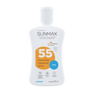 Protetor Solar Sunmax Fluid Fps55 Pele Oleosa/mista 60ml