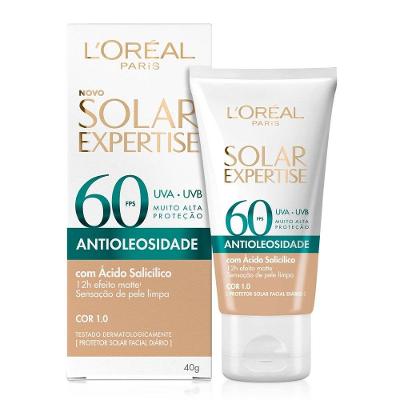 Protetor Solar Facial L’oreal Paris Expertise Antioleosidade 1.0 Fps60 40g
