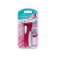 Aparelho Depilatório Descartável 3 Lâminas Panvel Essencial Com 2 Unidades - 1