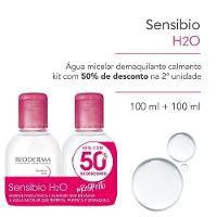 Kit Água Micelar Sensibio H20 100ml +100ml 50% Desconto - 1