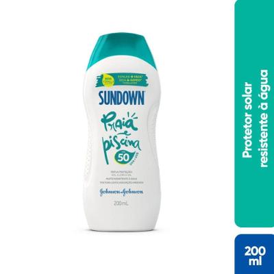 Protetor Solar Sundown Praia E Piscina Fps 50 200ml