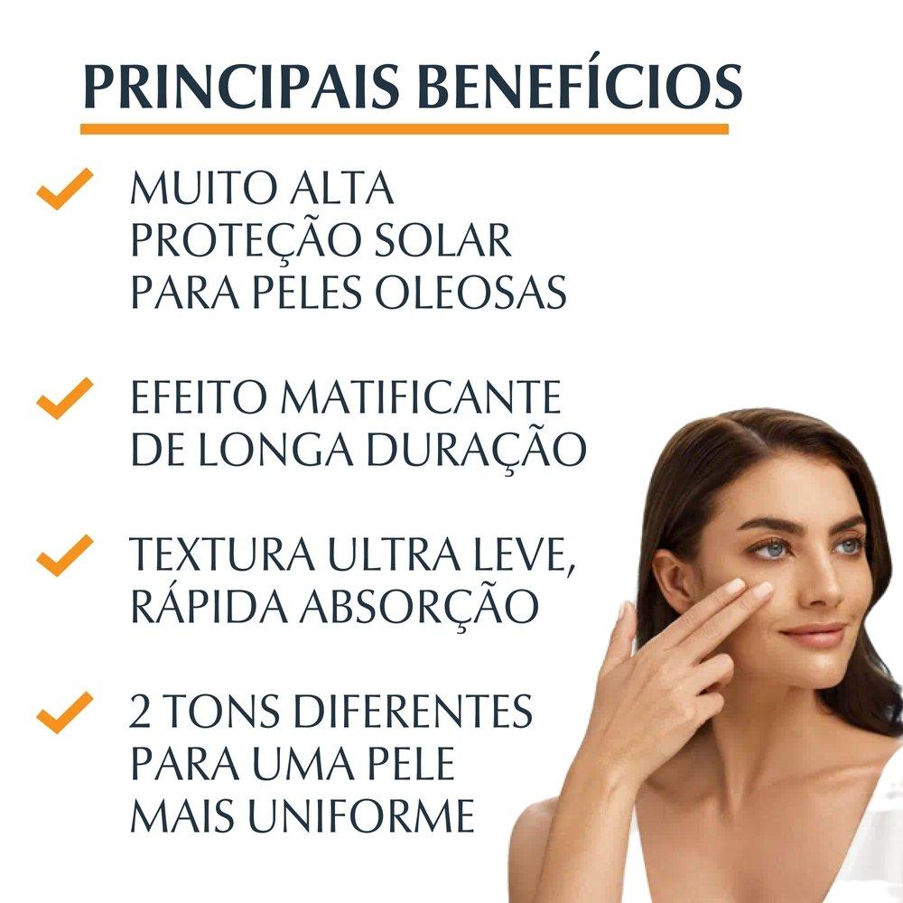 Protetor Solar Facial Eucerin Oil Control Cor Média Fps70 50ml - 3