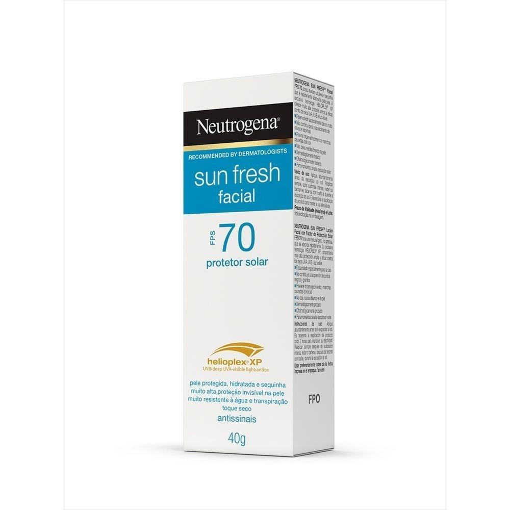Protetor Solar Facial Neutrogena Sun Fresh Fps70 Sem Cor 40g - 3