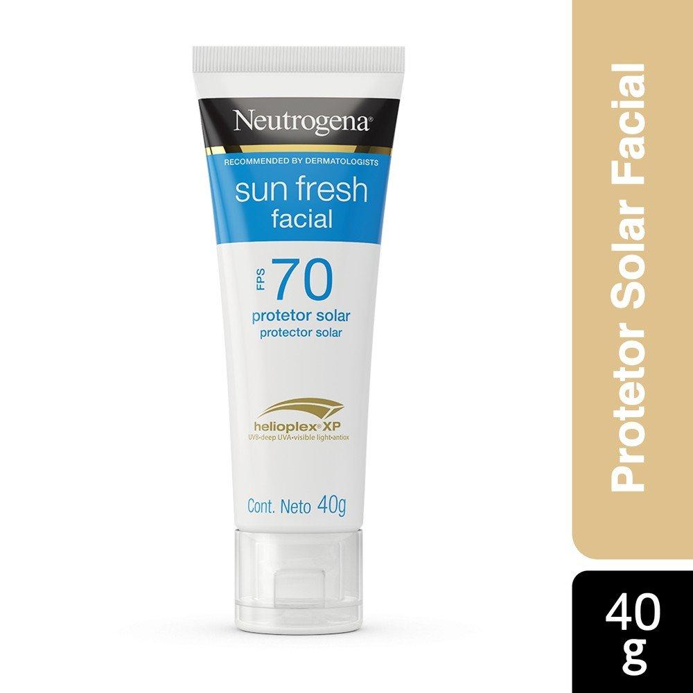 Protetor Solar Facial Neutrogena Sun Fresh Fps70 Sem Cor 40g - 5