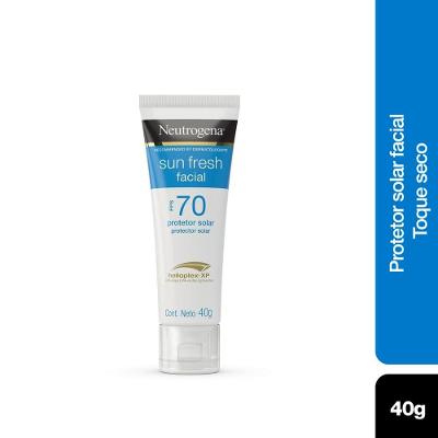 Protetor Solar Facial Neutrogena Sun Fresh Fps70 Sem Cor 40g