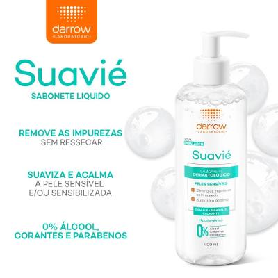 Sabonete Líquido Darrow Suavié Pele Sensível 400ml