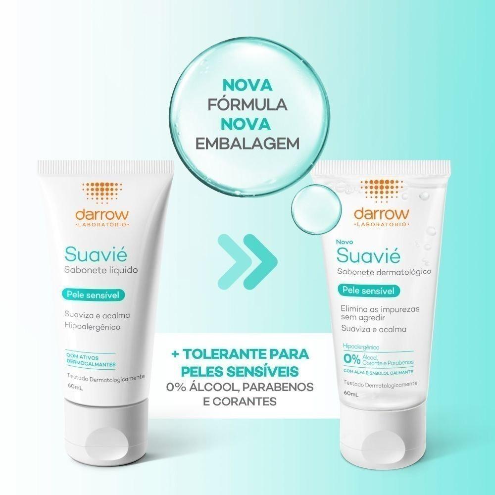Sabonete Líquido Dermatológico Suavié Pele Sensível 60ml - 2