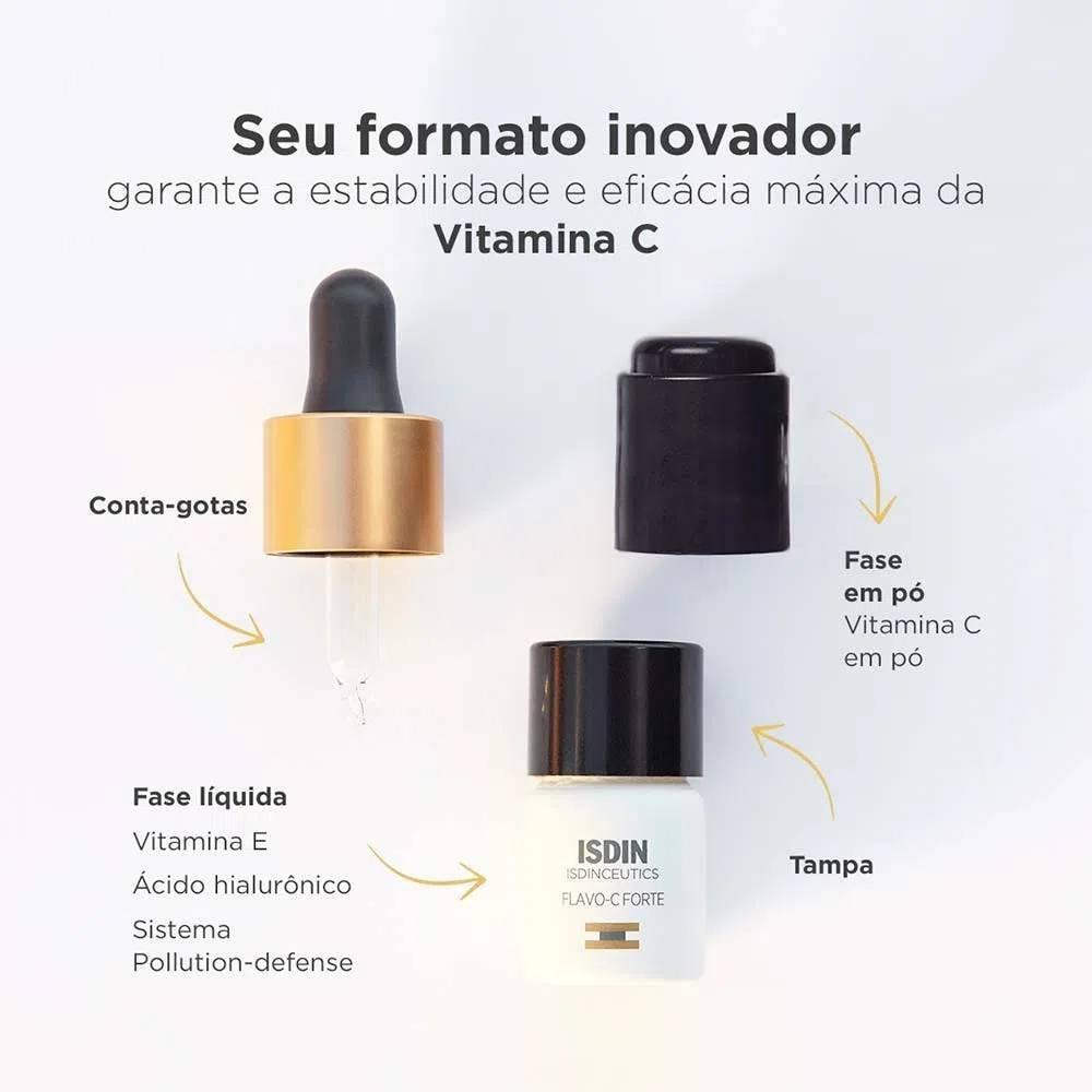 Sérum Antioxidante Intensivo Vitamina C Isdin Isdinceutics Flavo-c Forte 3 Unidades 5,3ml - 4