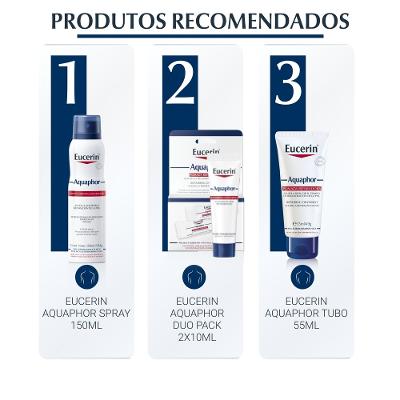 Spray Corporal Reparador Eucerin Aquaphor Hidratação Intensiva 360° 150ml