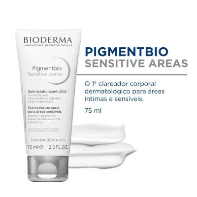 Clareador Corporal Bioderma Pigmentbio Sensitive Áreas Íntimas E Sensíveis 75ml