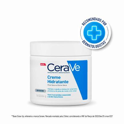 Creme Hidratante Corporal Cerave Ácido Hialurônico Ceramidas Para Pele Seca 454g