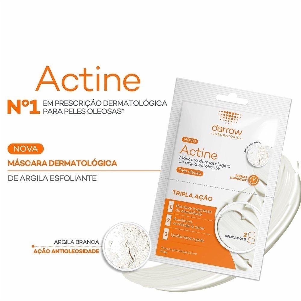 Máscara Facial Actine Argila Esfoliante Com 2 Aplicações 5g Cada - 3