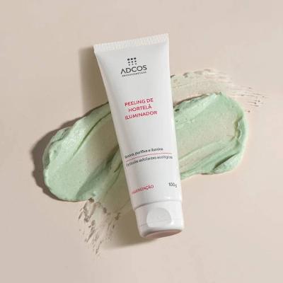 Esfoliante Facial Adcos Peeling De Hortelã Iluminador 100g