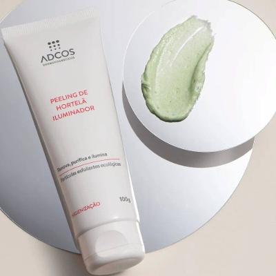 Esfoliante Facial Adcos Peeling De Hortelã Iluminador 100g