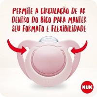 Chupeta Nuk Genius Azul 18 Meses + Com 1 Unidade - 3