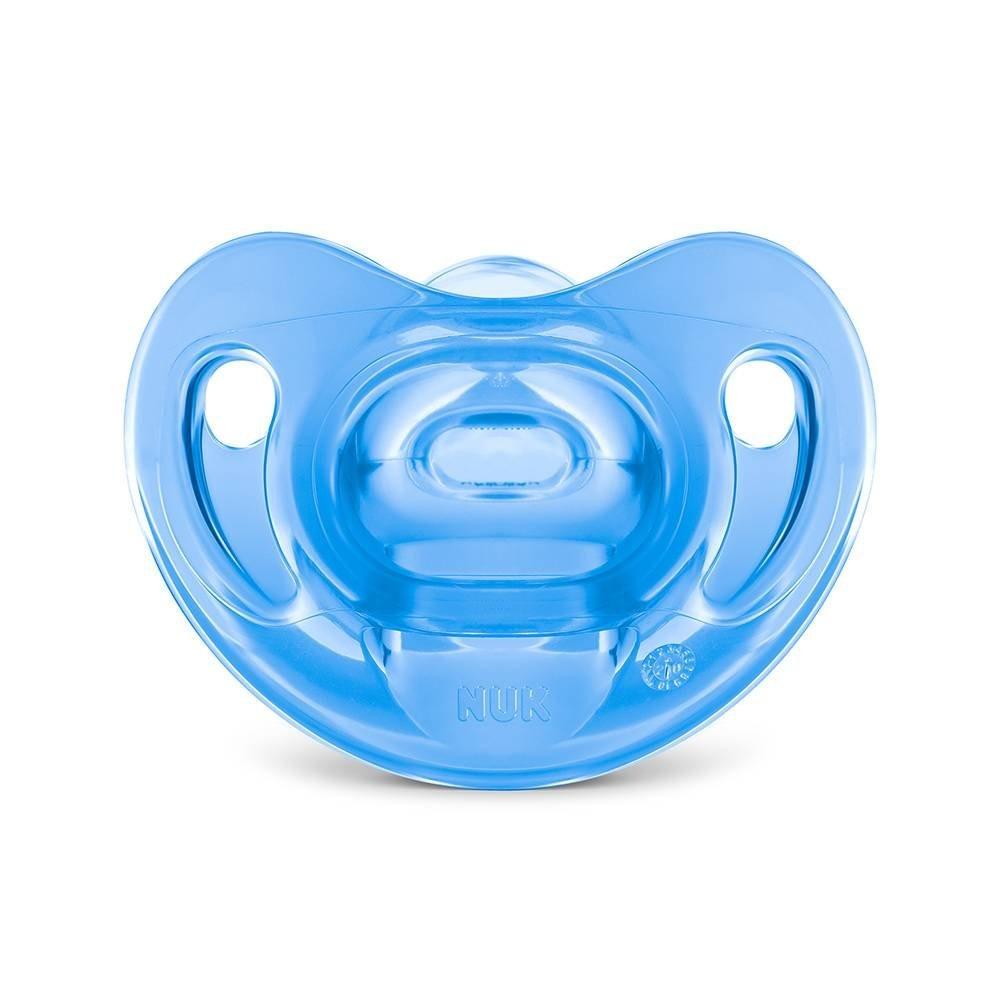 Chupeta Nuk Sensitive Azul 6 Meses + Com 1 Unidade - 2