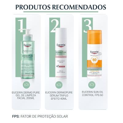 Creme Facial Eucerin Dermopure Ação Renovadora Antiacne 40ml