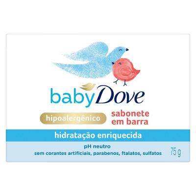 Sabonete Em Barra Baby Dove Hidratação Enriquecida 75g