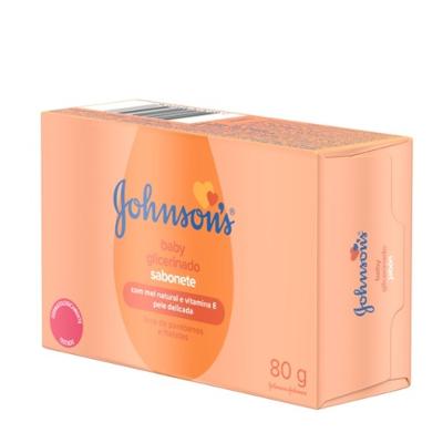 Sabonete Em Barra Johnsons Baby Glicerinado 80 G