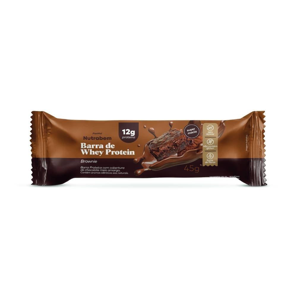 Barra De Proteína Brownie Panvel Nutrabem 45g - 1