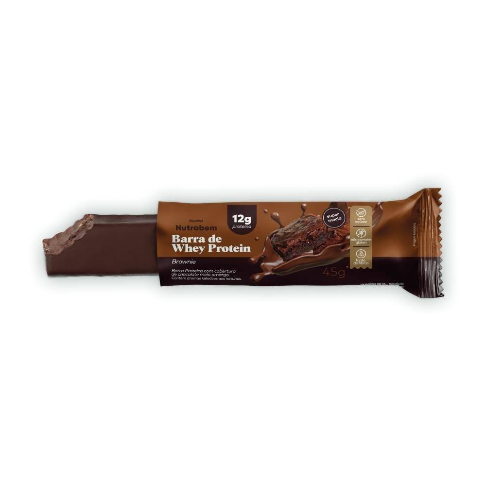 Barra De Proteína Brownie Panvel Nutrabem 45g - 2