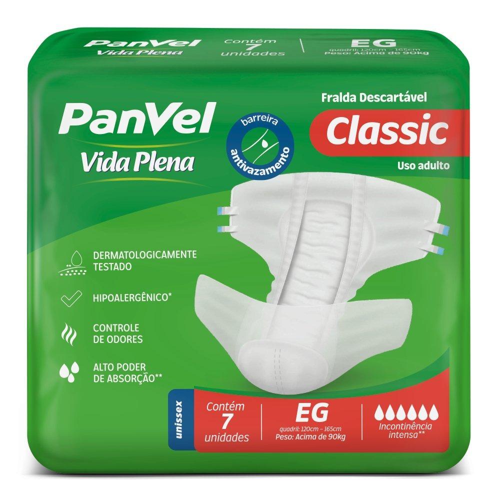 Fralda Adulto Panvel Vida Plena Classic Eg 7 Unidades - 1