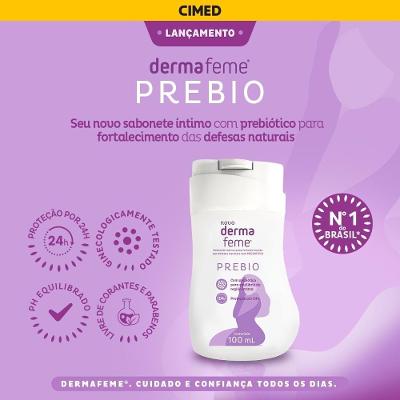 Sabonete Líquido Íntimo Dermafeme Prebio 100ml