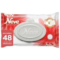 Lenço Umedecido Neve Toque De Seda Com 48 - 1