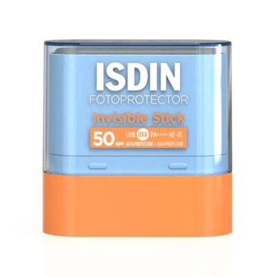 Protetor Solar Facial Em Bastão Isdin Invisible Stick Fps50 10g