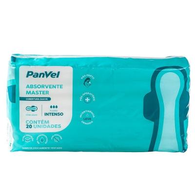 Absorvente Master Panvel Noturno Pós Parto E Pós Operatório Com Abas 20 Unidades