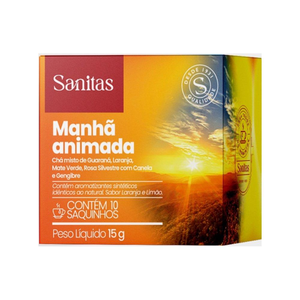Chá Sanitas Manhã Animada 15g 10 Saquinhos - 1