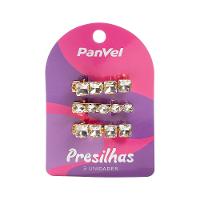 Conjunto De Prendedores De Cabelo Com Strass Cristal Panvel Cosmic Make Up 3 Unidades - 1