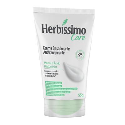 Desodorante Em Creme Herbíssimo Monoi E Ácido Hialurónico 55g