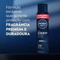 Desodorante Antitranspirante Aerosol Nivea Men Deep Carvão Ativado 200ml - 4
