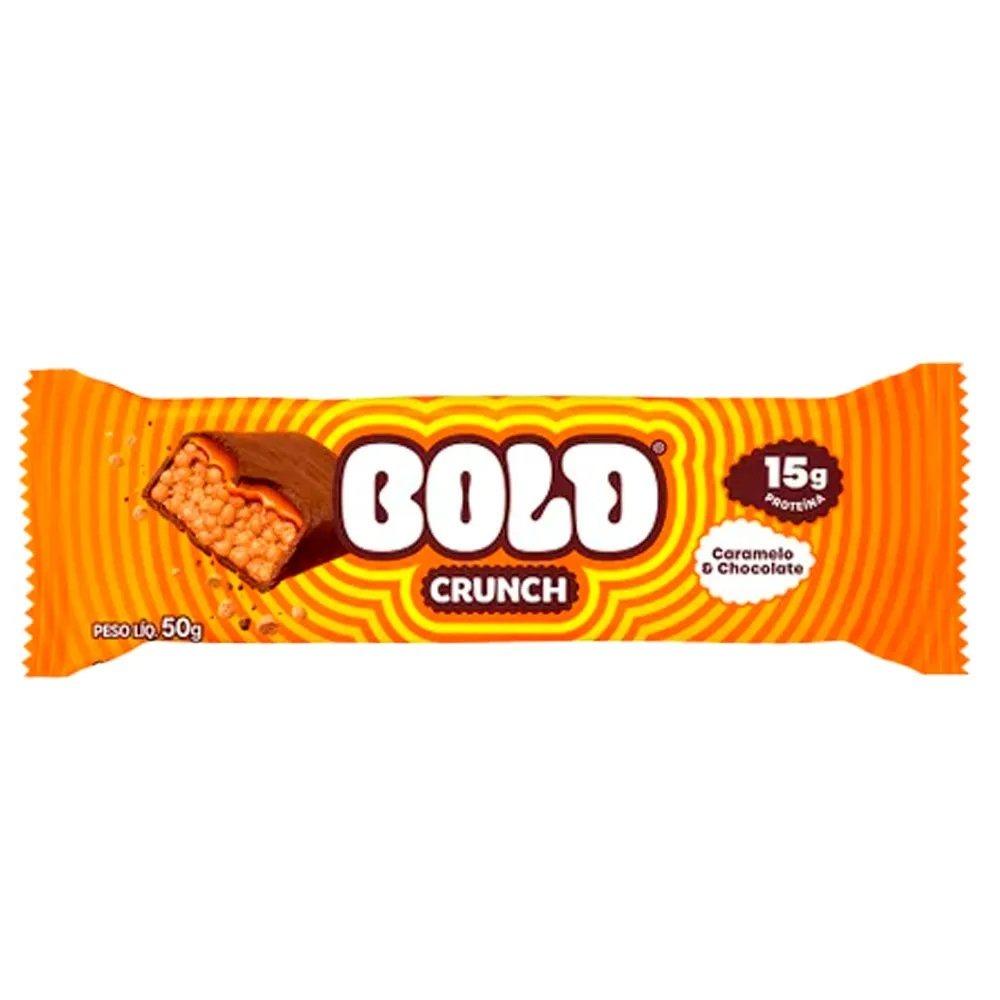 Barra De Proteína Bold Crunch Caramelo & Chocolate 50g - 1