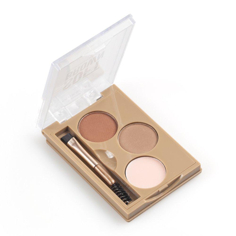 Paleta Para Sobrancelhas Soft Brown Panvel Make Up 2,6g - 3