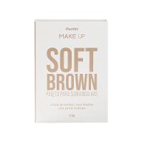 Paleta Para Sobrancelhas Soft Brown Panvel Make Up 2,6g - 1