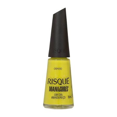 Esmalte Verde Risqué Manicores Um Dia Amadureço Cremoso 8ml