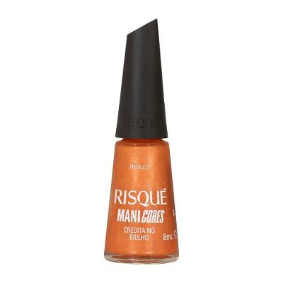 Esmalte Risqué Manicores Metálico Credita No Brilho 8ml