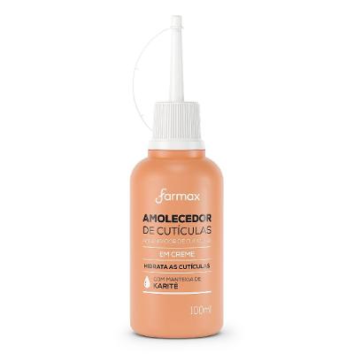 Amolecedor De Cutículas Farmax Em Creme 100ml